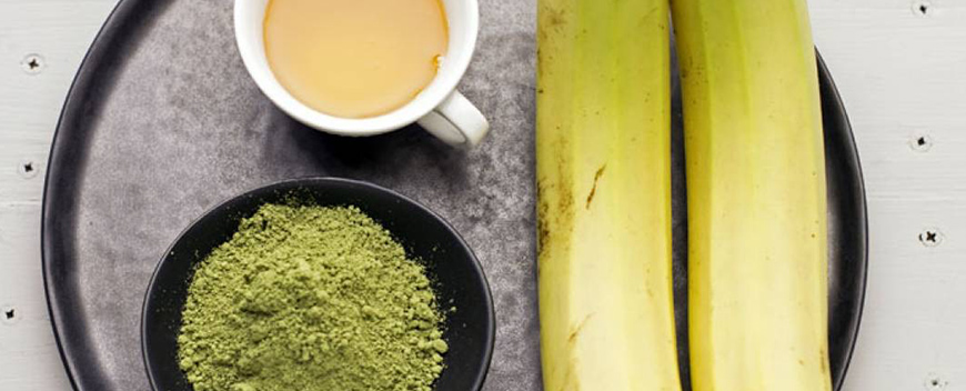 frullati banana tè a